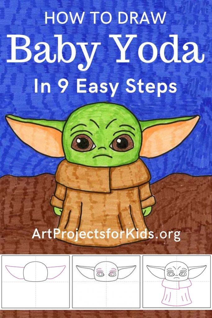 Featured image of post Cute Drawings Of Baby Yoda