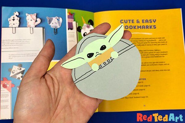How to make a Baby Yoda Bookmark Corner