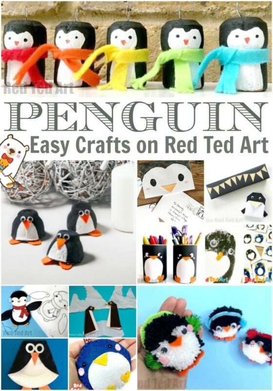 Easy Penguin Crafts for Kids - Red Ted Art - Kids Crafts