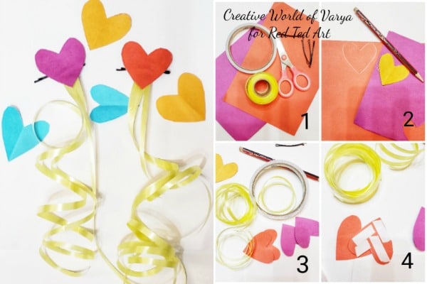 Valentines Heart Hair Accessories