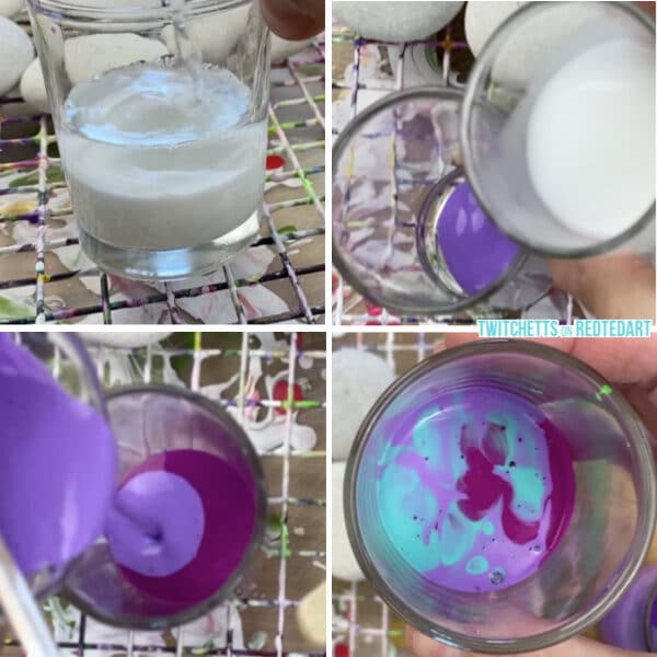 How to mix your own pour paint medium