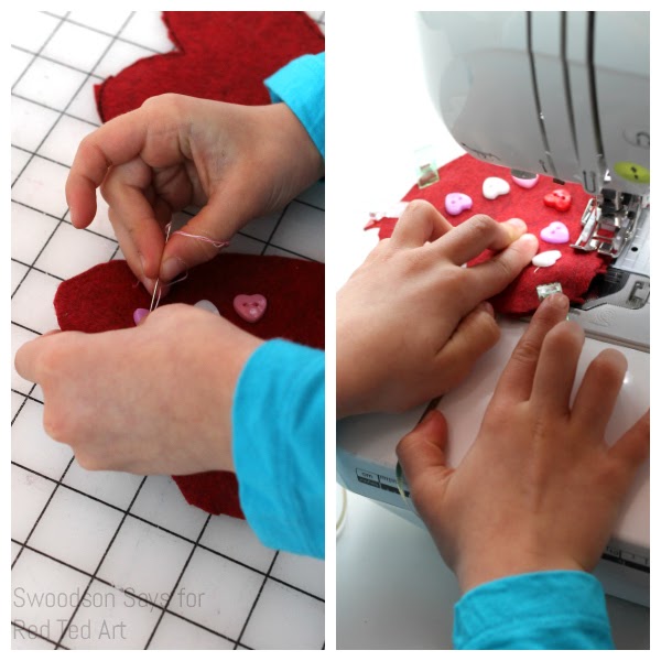 How to sew hearts by hand or sewing machine