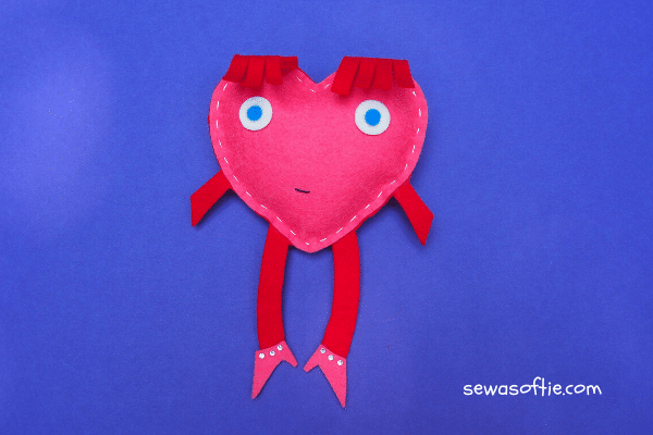 Heart Softie Pattern for Kids