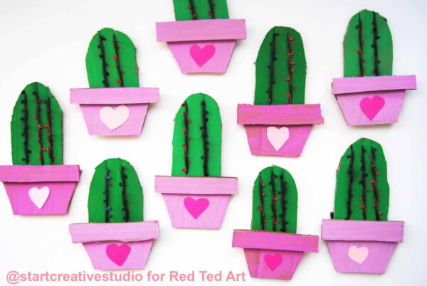 Fun with DIY Cactus Cards this Valentine's Day