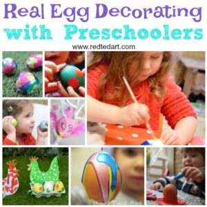 Easter Egg Decorating with Toddlers