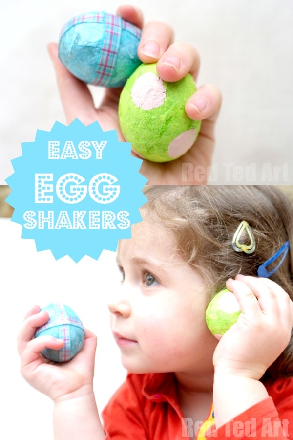 Easy Egg Shakers - Red Ted Art - Kids Crafts - Easy Musical Instruments for  Preschool
