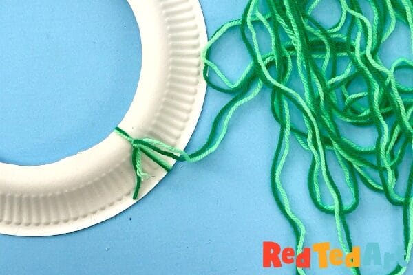 Yarn Wrapped Wreath