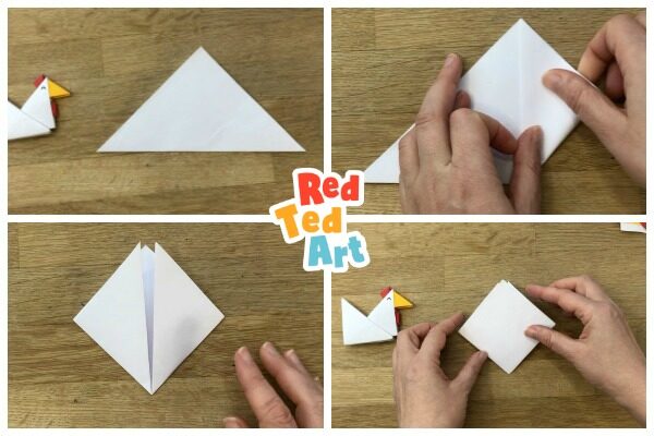 how to make a origami tangram