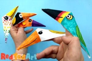 Finger Puppets made from paper
