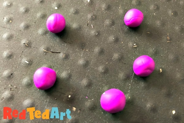 Polymer clay flower