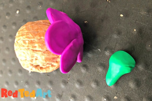 Polymer clay flower