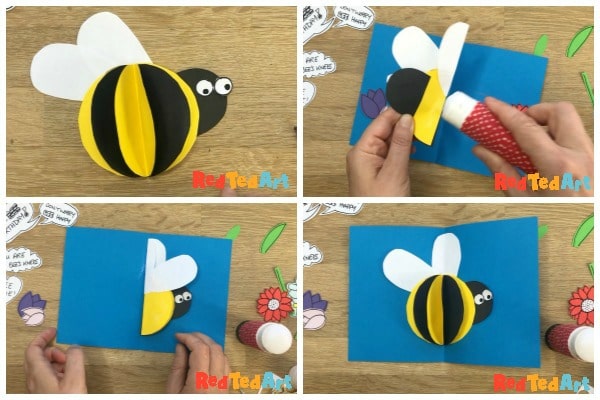assembling your bee card