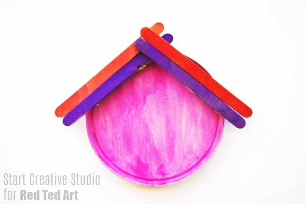 Bird house roof