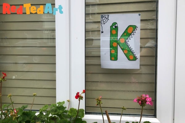 Social Distancing Halloween Word Letter Hunt