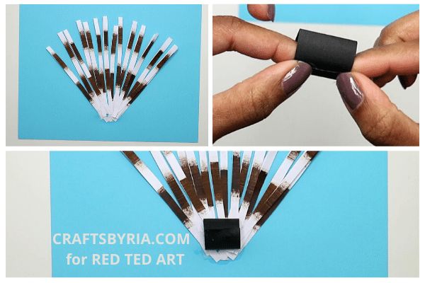 assembling the paper hedgehog