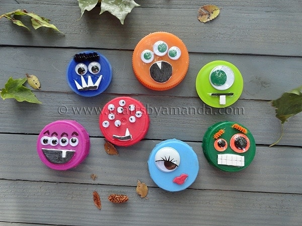 Bottle Lid Monsters