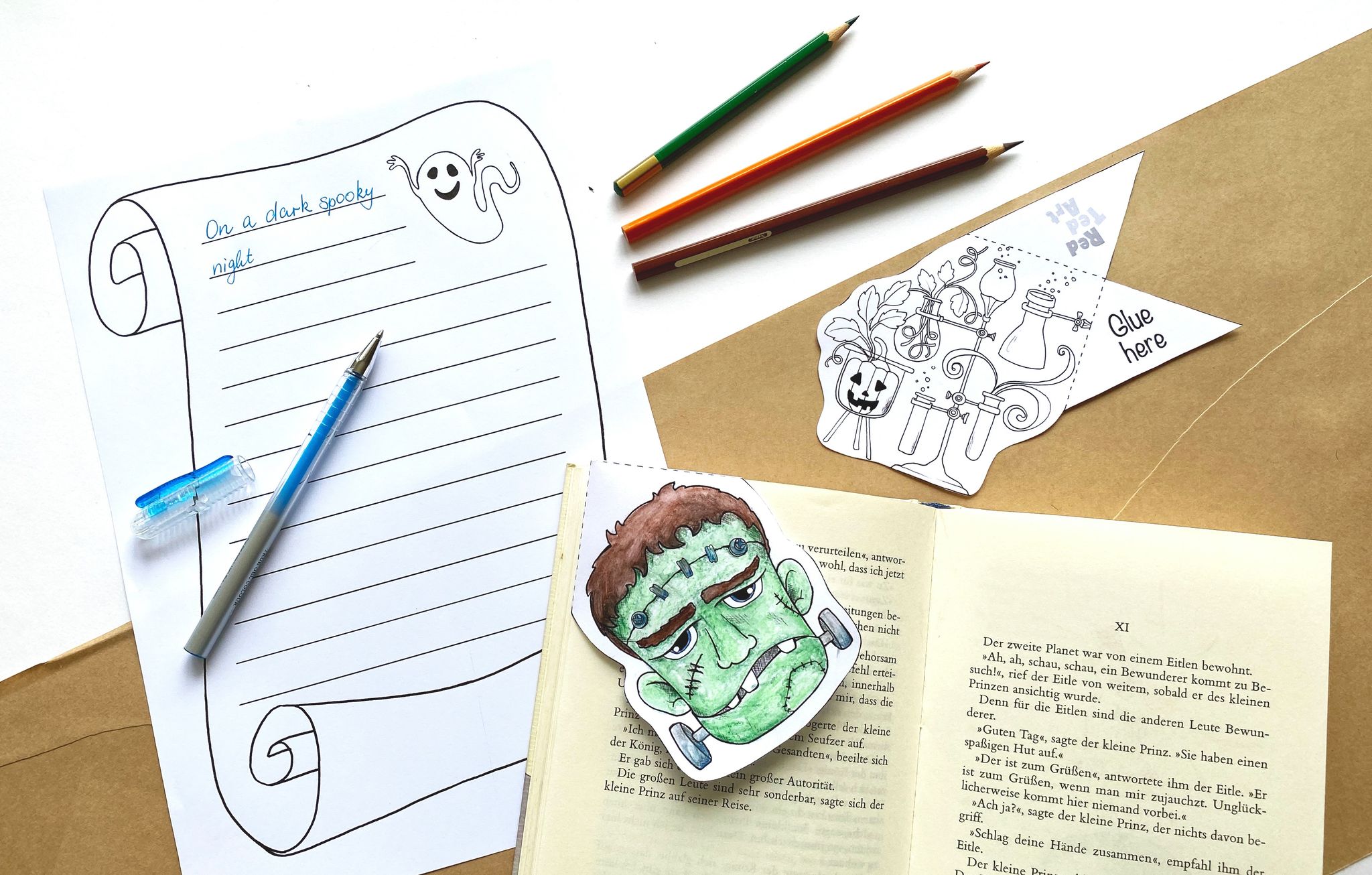 Frankenstein literacy activities