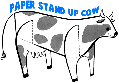 easy essay on cow