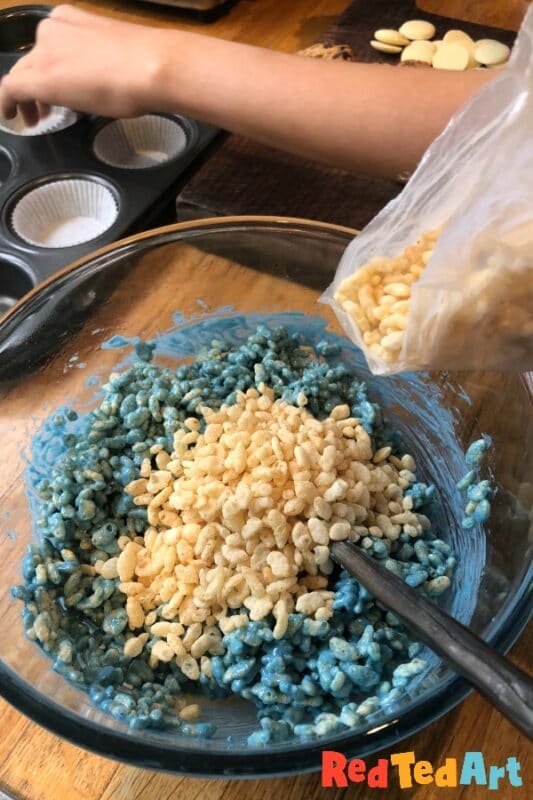 add your rice crispies