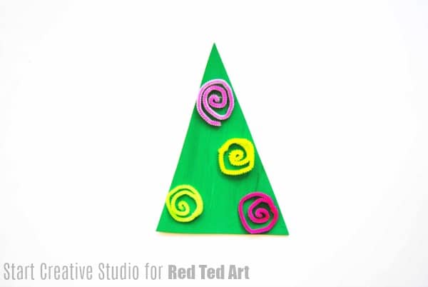 Pipecleaner Christmas Tree Decor