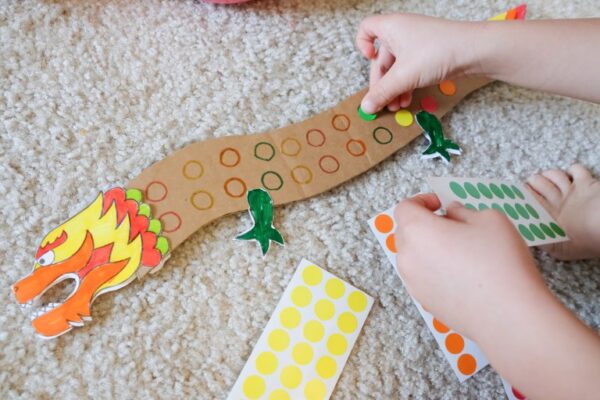 Dragon puppet activities