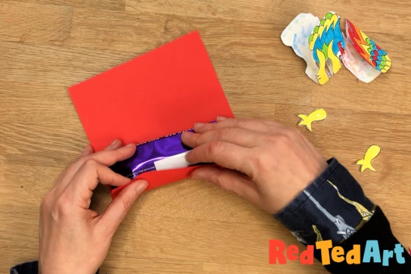 wrap the chocolate