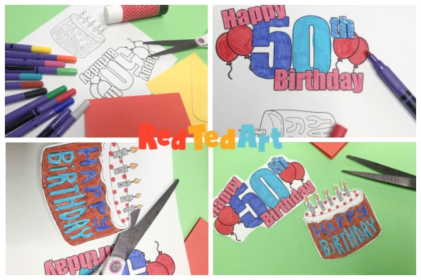 Print and colour your birthday number
