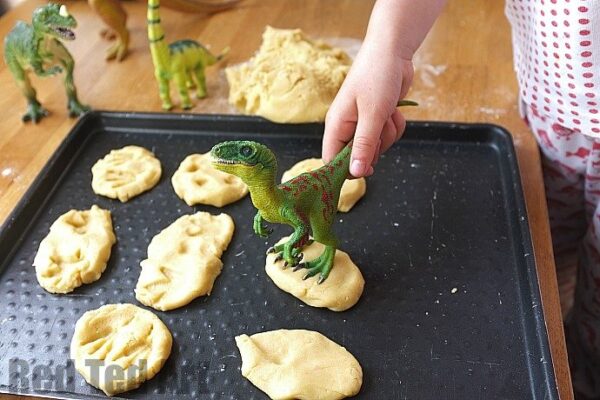 dinosaur cookies print making