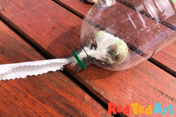 self watering bottle planters