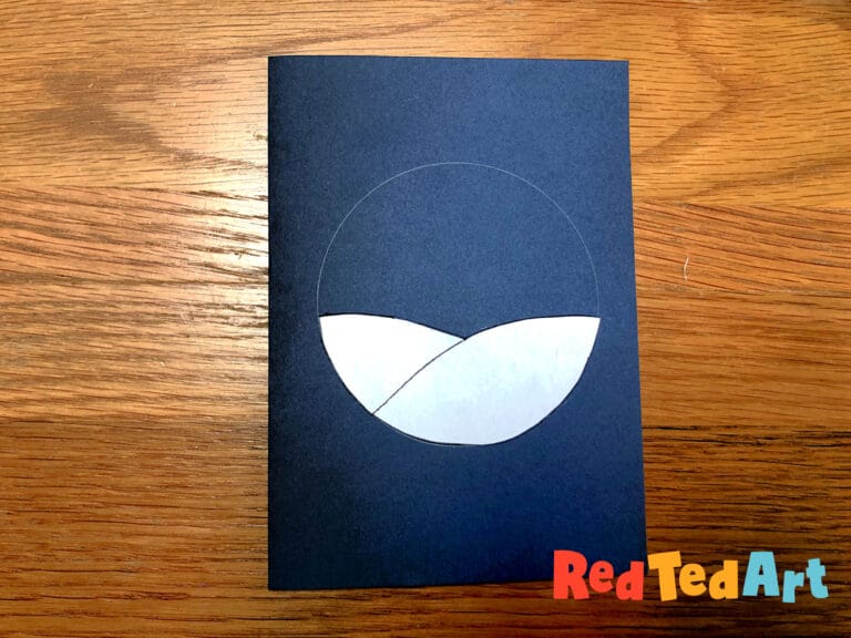 DIY Snow Globe Card - Red Ted Art - Kids Crafts