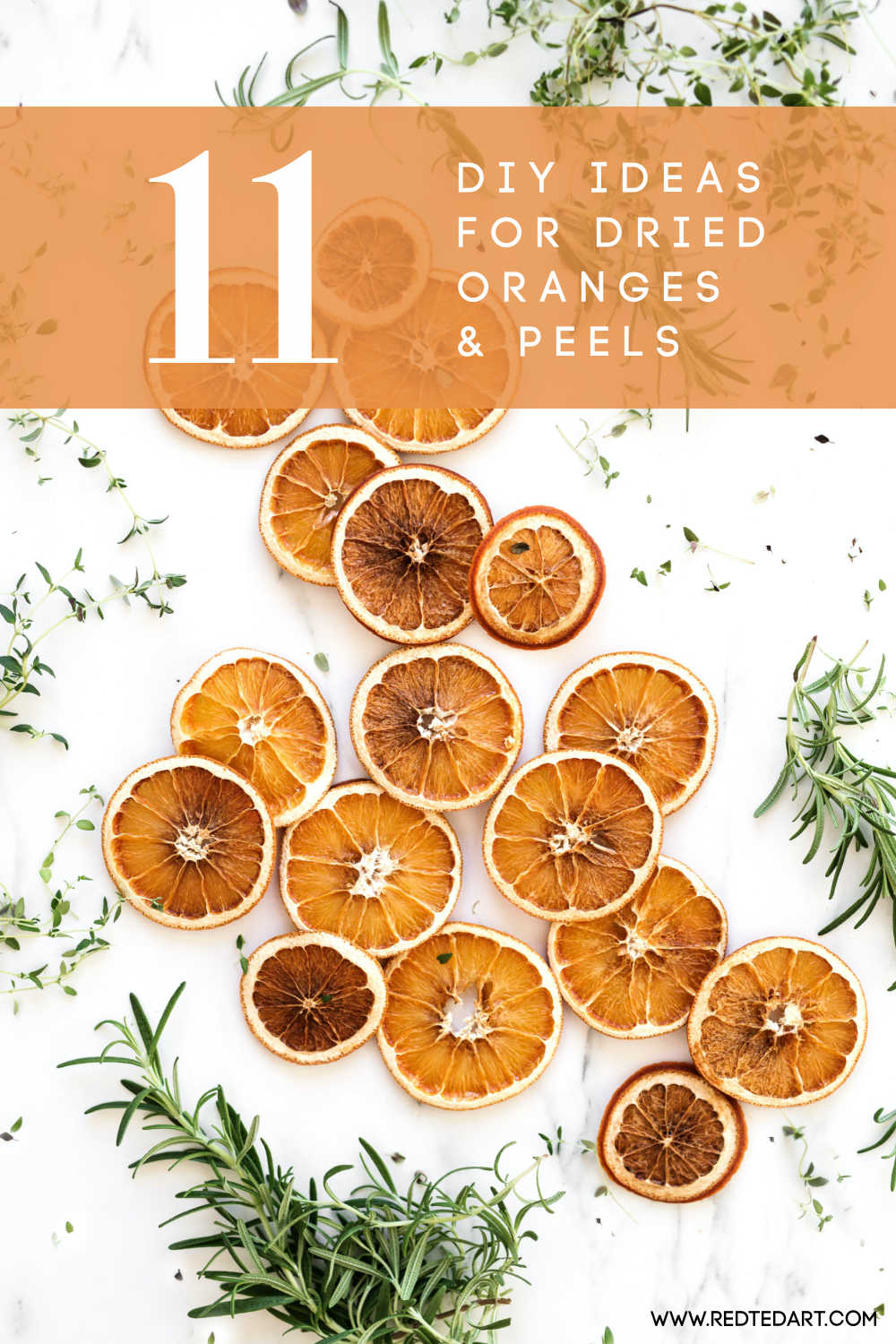 Ideas for using dried orange slices