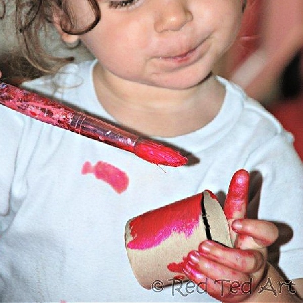 toddler painting