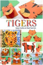 11 Must Make Easy Tiger Crafts for Kids - Red Ted Art