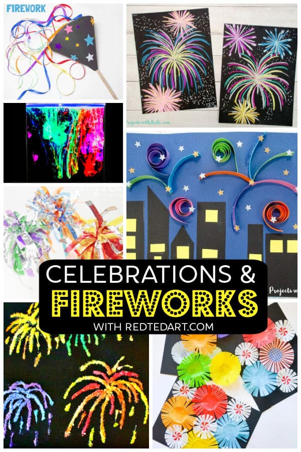 Celebrate with fireworks crafts