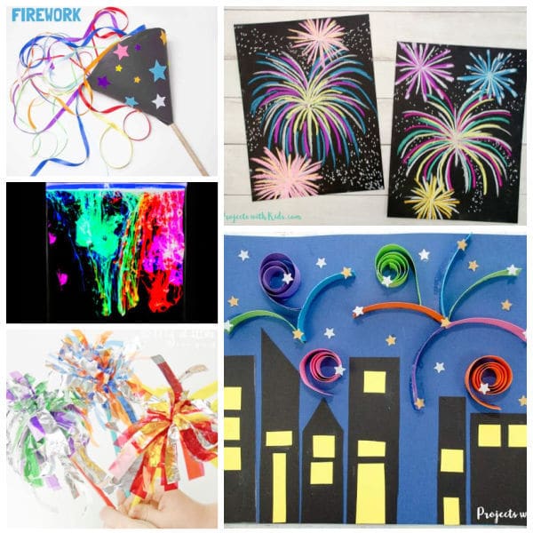 fireworks art projects