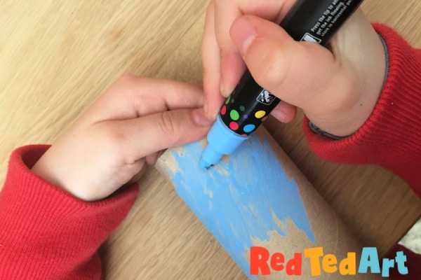 paint the tp roll in spaceship colours