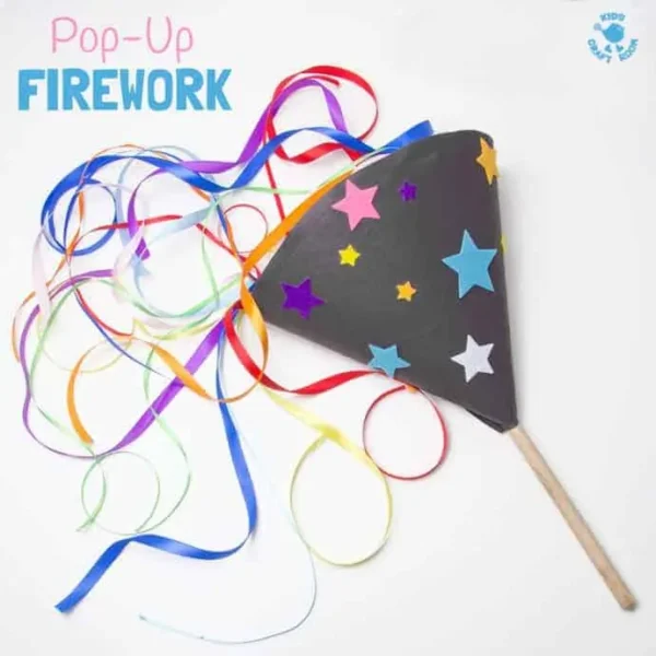 pop up fireworks craft