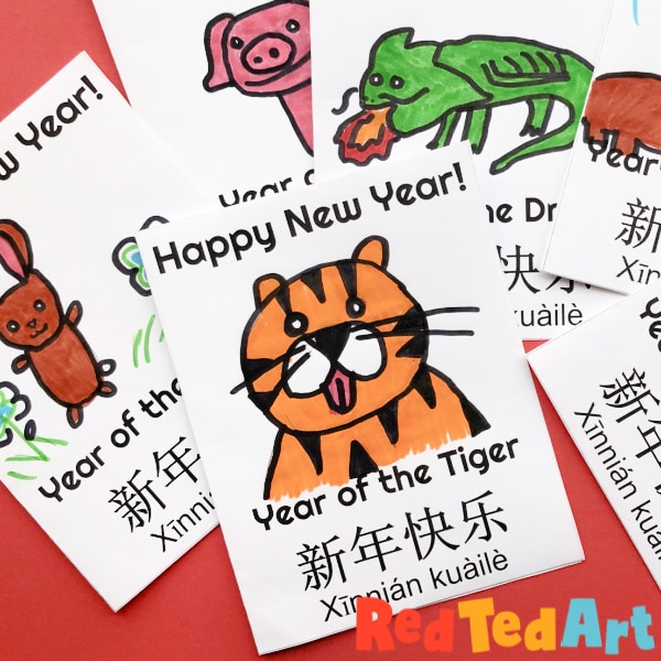 Free Year of the Tiger Greeting Card Drawing Prompt