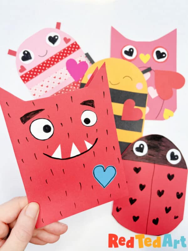 Cute Love Monster Card