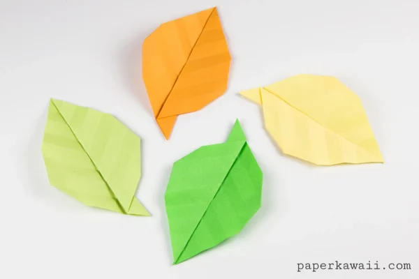 paper leaf origami
