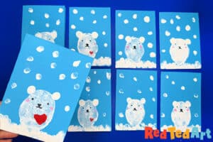 Winter Polar Bear Crafts for Kids to Make - Red Ted Art