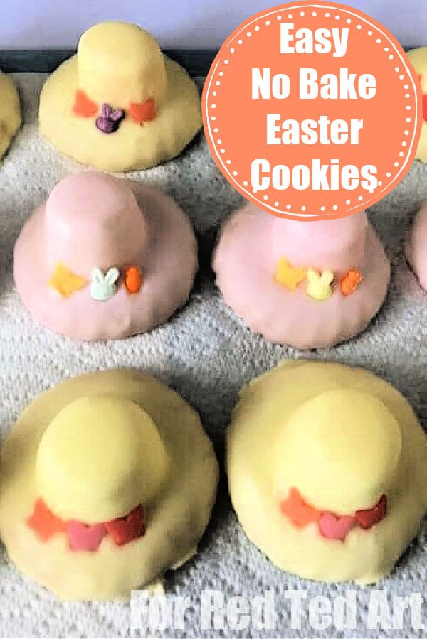 easter bonnet cookies