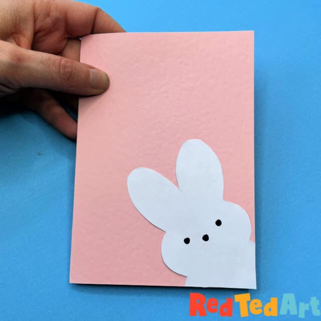 Pop Up Bunny Craft - 3d Easter Card Peeps - Red Ted Art