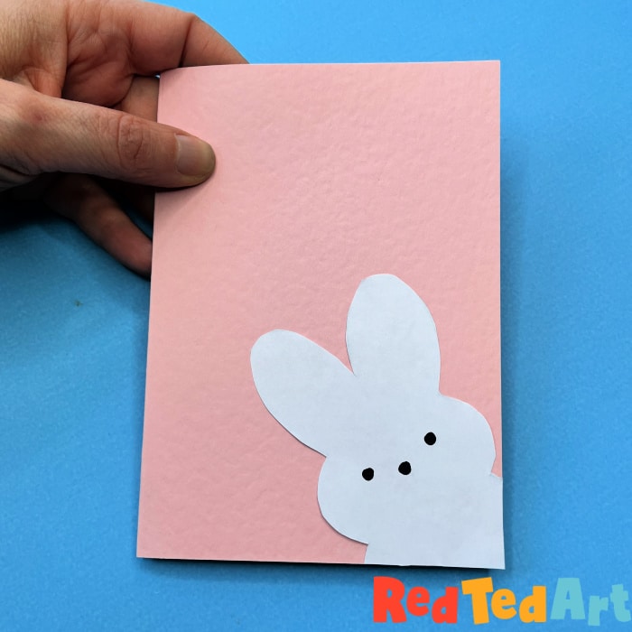 Pop Up Bunny Craft - 3d Easter Card Peeps - Red Ted Art