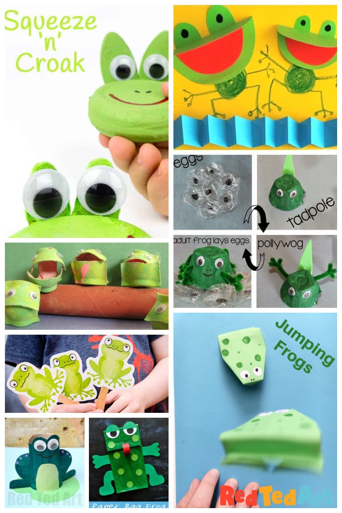 Easy frogs for kids