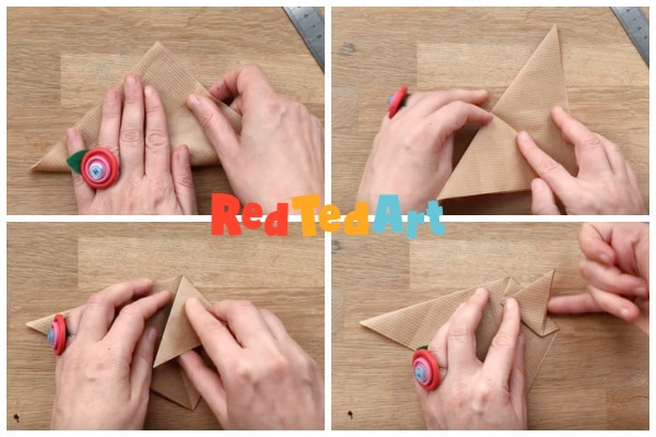 Make a diagonal fold