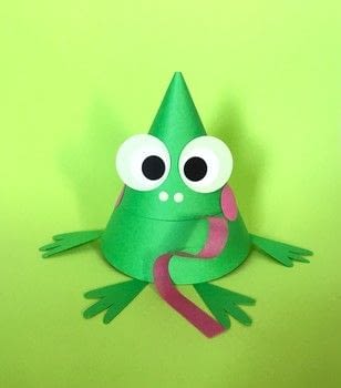 frog party hat