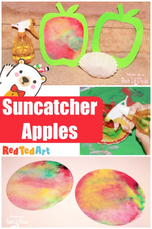 Suncatcher Apple Craft