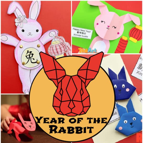 chinese new year of the rabbit crafts