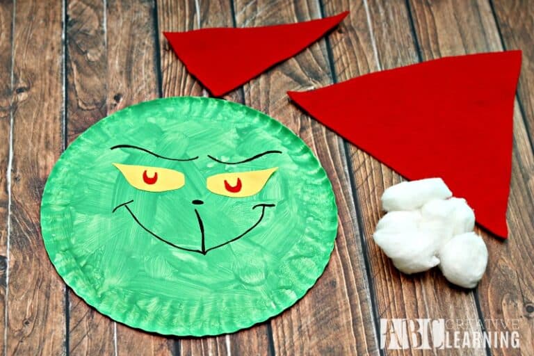 Grinch Christmas Crafts for Kids - Red Ted Art - Kids Crafts